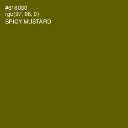 #616000 - Spicy Mustard Color Image